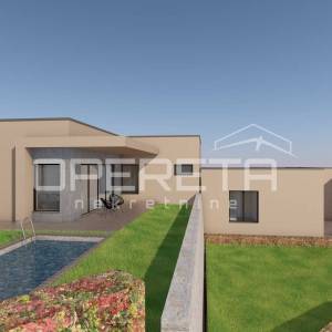 Istra, Tinjan- Građevinsko zemljište s projektom i započetom gradnjom