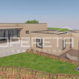 Istra, Tinjan- Građevinsko zemljište s projektom i započetom gradnjom- idealna i