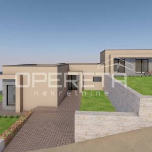 Istra, Tinjan- Građevinsko zemljište s projektom i započetom gradnjom