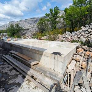 Jablanac autentična kamena kuća s panoramskim pogledom na more