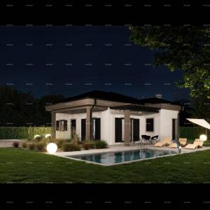 Kuća u roh-bau fazi s bazenom – mirna lokacija za savršen obiteljski dom ili odmor.