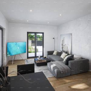 Kuća u roh-bau fazi s bazenom – mirna lokacija za savršen obiteljski dom ili odmor.