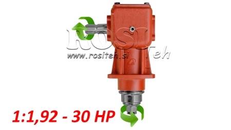 Kutni reduktor za traktorski malčer