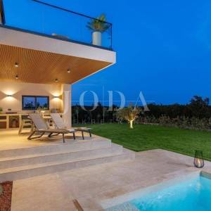 Labin, okolica, moderna Villa s bazenom i privatnim wellnessom