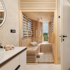 Labin, okolica, moderna Villa s bazenom i privatnim wellnessom