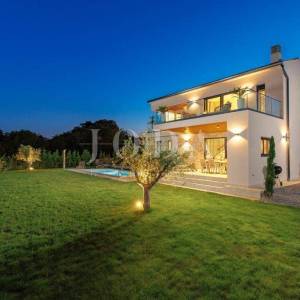 Labin, okolica, moderna Villa s bazenom i privatnim wellnessom