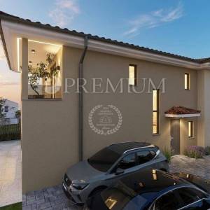 Malinska, dvojna kuća s bazenom – novogradnja na otoku Krku!