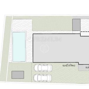 Malinska, dvojna kuća s bazenom – novogradnja na otoku Krku!