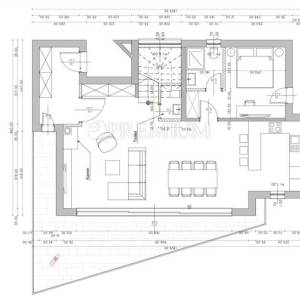 Malinska, kuća na prodaju s bazenom i pogledom na more!