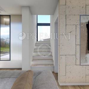 Malinska, kuća na prodaju s bazenom i pogledom na more!