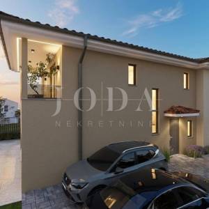 Malinska - novogradnja s bazenom i okućnicom