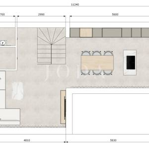 Malinska - novogradnja s bazenom i okućnicom