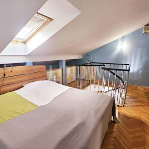 Malinska – stan s pogledom na more na mirnoj lokaciji