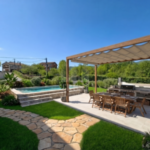 MATULJI, MUČIĆI - Novogradnja! Dvojna kuća s bazenom