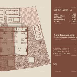 Medulin, Moderni troetažni apartman s pogledom na more, A3