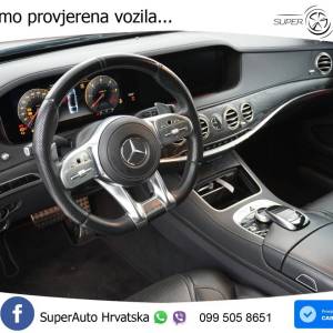 Mercedes S 400d 4M Aut. AMG Line 340 KS, ZRAČNI+360+LED+GR SJED+VIRT+ASIST