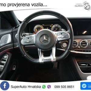 Mercedes S 400d 4M Aut. AMG Line 340 KS, ZRAČNI+360+LED+GR SJED+VIRT+ASIST