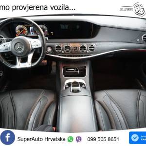 Mercedes S 400d 4M Aut. AMG Line 340 KS, ZRAČNI+360+LED+GR SJED+VIRT+ASIST
