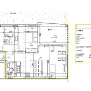 Moderna novogradnja - Dvosoban stan, prizemlje, 79 m2, Sveti Filip i Jakov