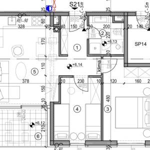 Moderna zgrada s liftom u izgradnji, blizu centra. S21