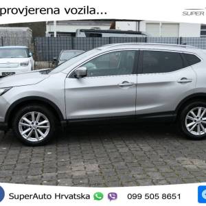 Nissan Qashqai 1.5 dCi Tekna 115 KS, LED+TEM+GR SJED+360+NAVI