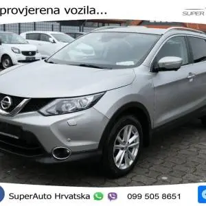 Nissan Qashqai 1.5 dCi Tekna 115 KS, LED+TEM+GR SJED+360+NAVI
