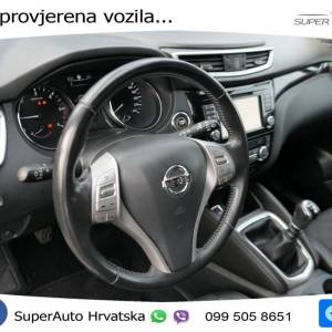 Nissan Qashqai 1.5 dCi Tekna 115 KS, LED+TEM+GR SJED+360+NAVI