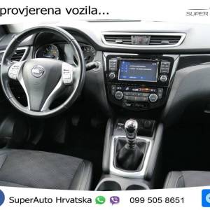 Nissan Qashqai 1.5 dCi Tekna 115 KS, LED+TEM+GR SJED+360+NAVI