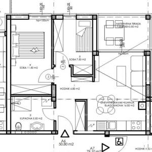 Novi stambeni projekt, prodaja stana s dvije spavaće sobe- Pula!
