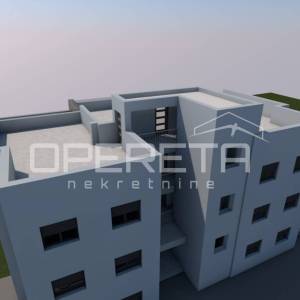 Novogradnja, Dvosoban stan s krovnom terasom, 81 m², 2. kat, Murvica