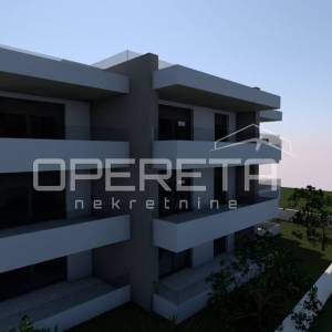 Novogradnja, Dvosoban stan s krovnom terasom, 81 m², 2. kat, Murvica