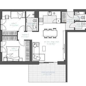 NOVOGRADNJA Zaprešić-3S stan s terasom, garažno parkirno mjesto