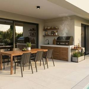 Okolica Malinske - Dvojna kuća s grijanim bazenom