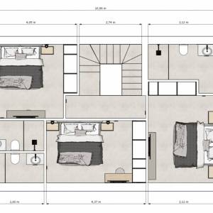 Okolica Malinske - Dvojna kuća s grijanim bazenom
