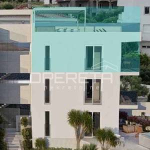 Okrug Gornji dvoetažni penthouse s krovnom terasom i pogledom na more