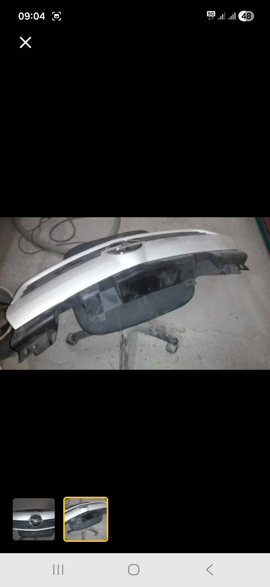 Opel zafira 05-07maska