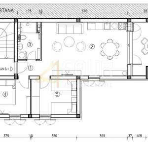 Otok Krk - Šilo, novogradnja s pogledom na more