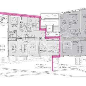 Penthouse,145m2, Primošten- novogradnja