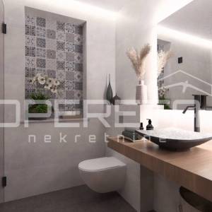 Petrčane – luksuzni trosobni stan s bazenom i velikim vrtom, 30 m od mora