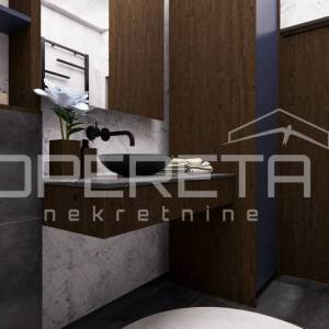 Petrčane – luksuzni trosobni stan s krovnom terasom, 30 m od mora