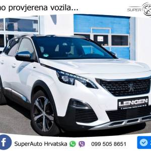 Peugeot 3008 2.0 BlueHDi Aut. GT line 179 KS, LED+TEM+GR SJED+MASAŽA+KAM