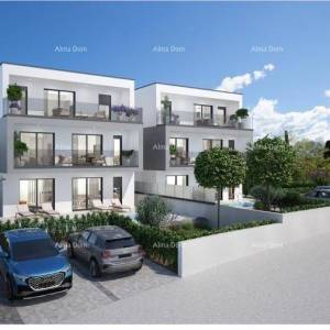 Poreč, Žbandaj, Dvoetažni stan 89 m² u novogradnji