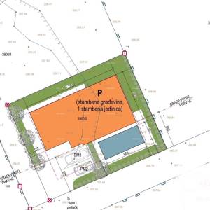 Prodaja građevinske parcele sa ishodovanom,  pravomoćnom građevinskom dozvolom , BIBIĆI!!