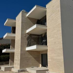 Prodaja, Pag, Mandre, novogradnja, 2S, 1. red do mora, parking