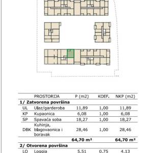 Prodaja, Stan, Kromosovo naselje, Velika Gorica, 2s, 69m2