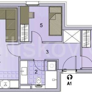 Prodaja,dvosoban stan na 1.katu,Trogir