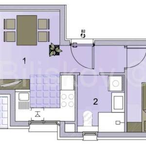 Prodaja,jednosoban stan na 1.katu,Trogir