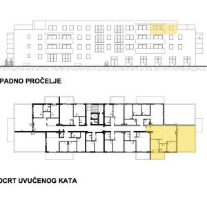 Prodaja,Veliko Polje,novogradnja trosoban stan 83,28m2 na 3 katu,lift