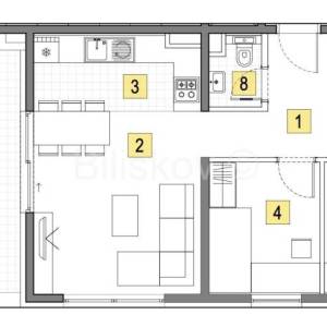 Prodaja,Veliko Polje,novogradnja četverosobni stan 85.61m2,lift,terasa