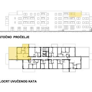 Prodaja,Veliko Polje,novogradnja trosoban stan 83,28m2 na 3 katu,lift